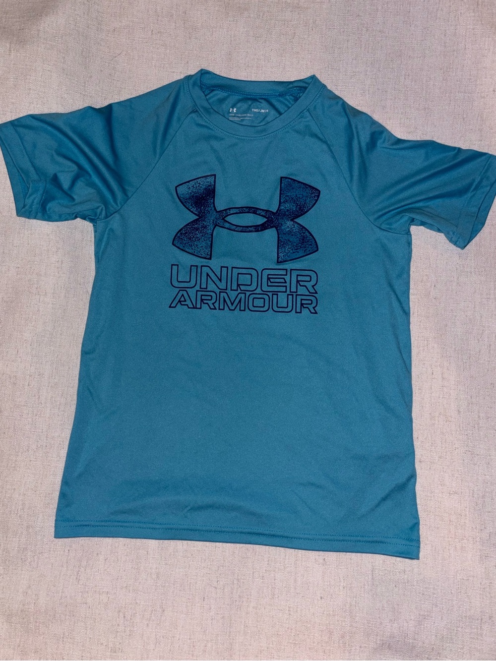 Under Armour Teal Short Sleeve Logo Performance Tee